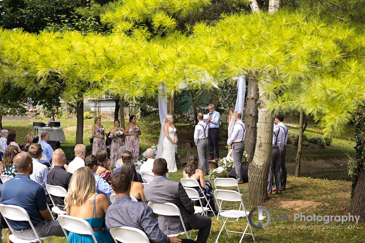 Wedding Ceremonies on a private farm in Brantford