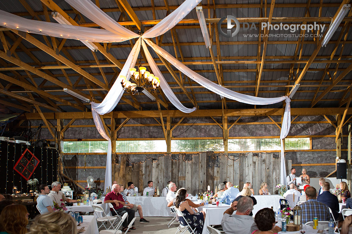 Receptions at Farm weddings