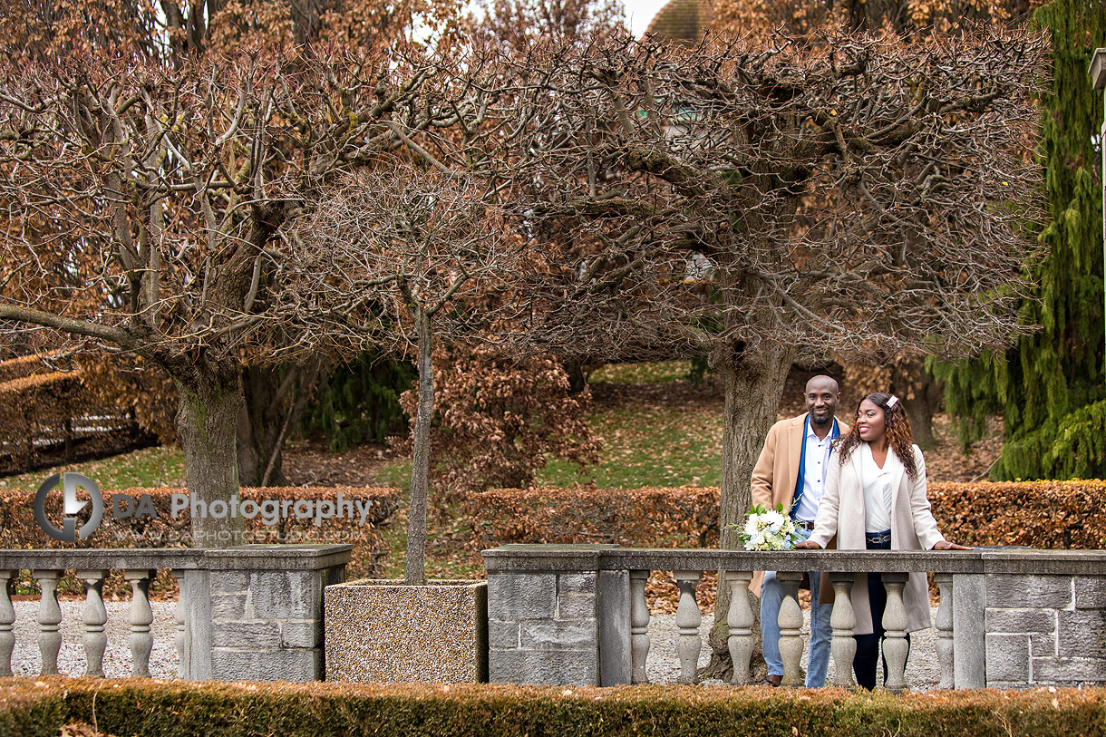 Wedding Photo at Oakes Garden Theatre in Niagara Falls