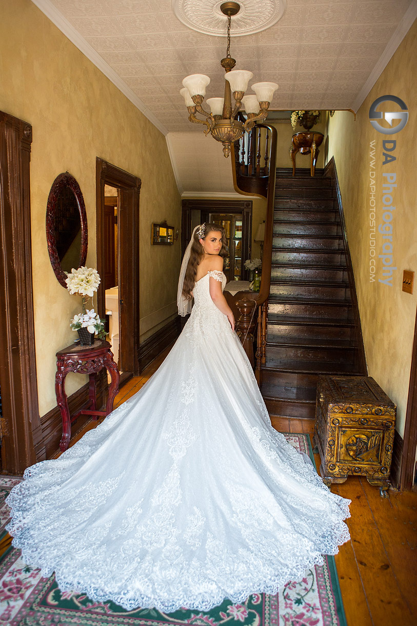 Boho bridal portrait at NithRidge Estate
