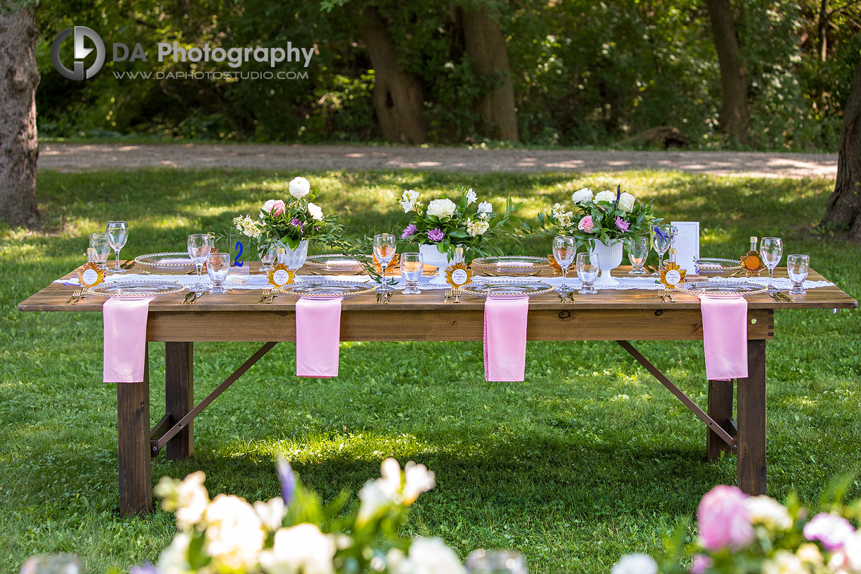 Harvest Table set up in Boho Style