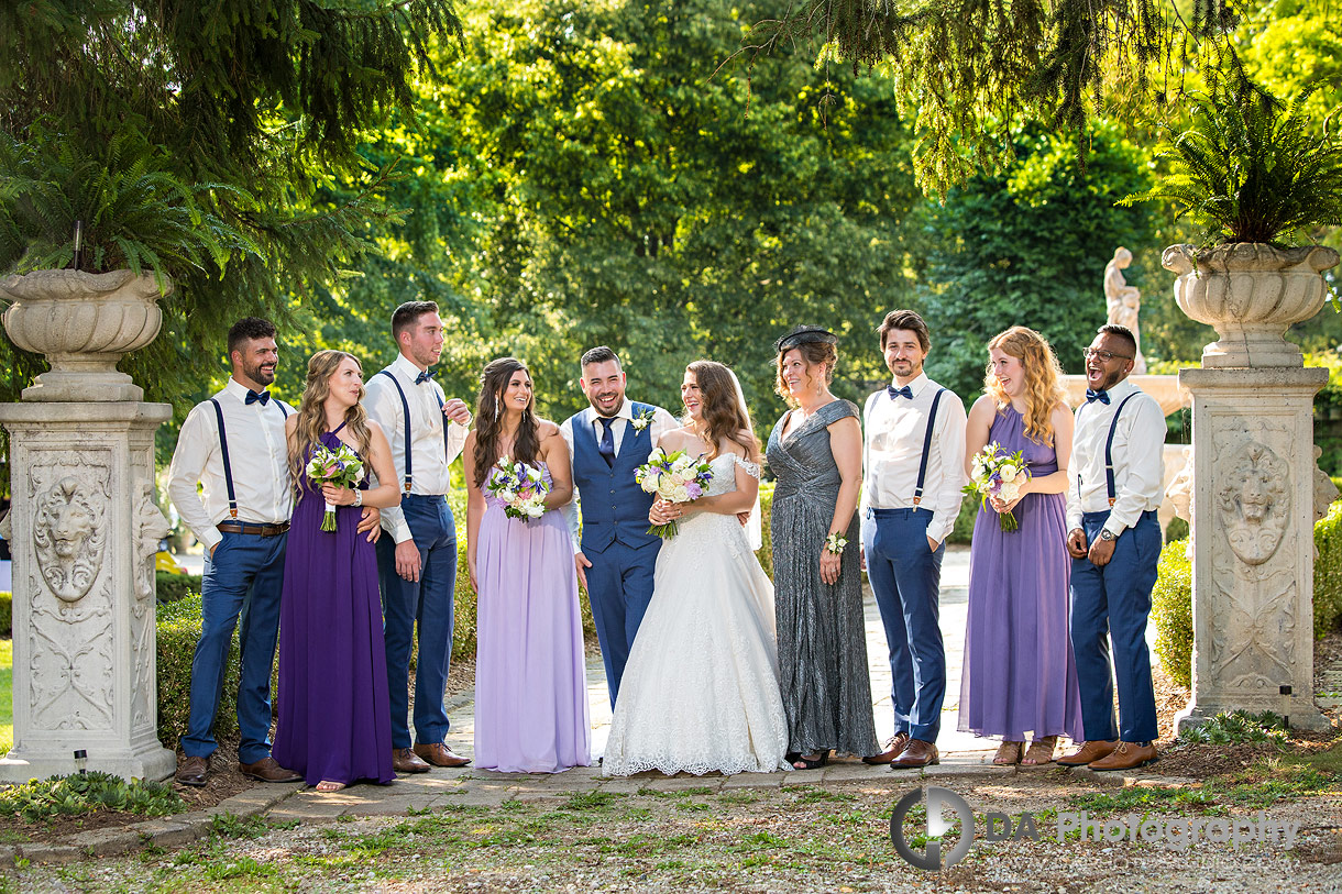 Bridal Party at Garden Weddings with Boho Style