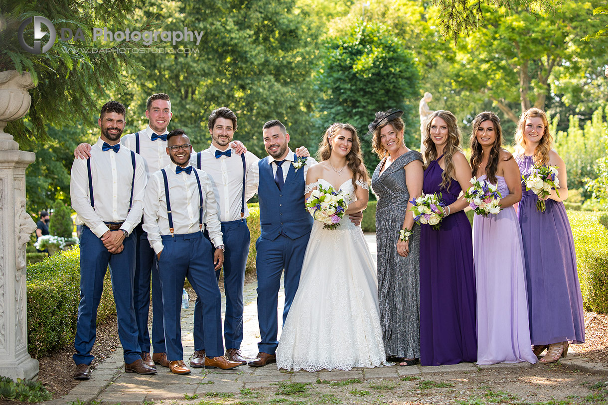 Bridal Party at Garden Weddings with Boho Style in Ayr