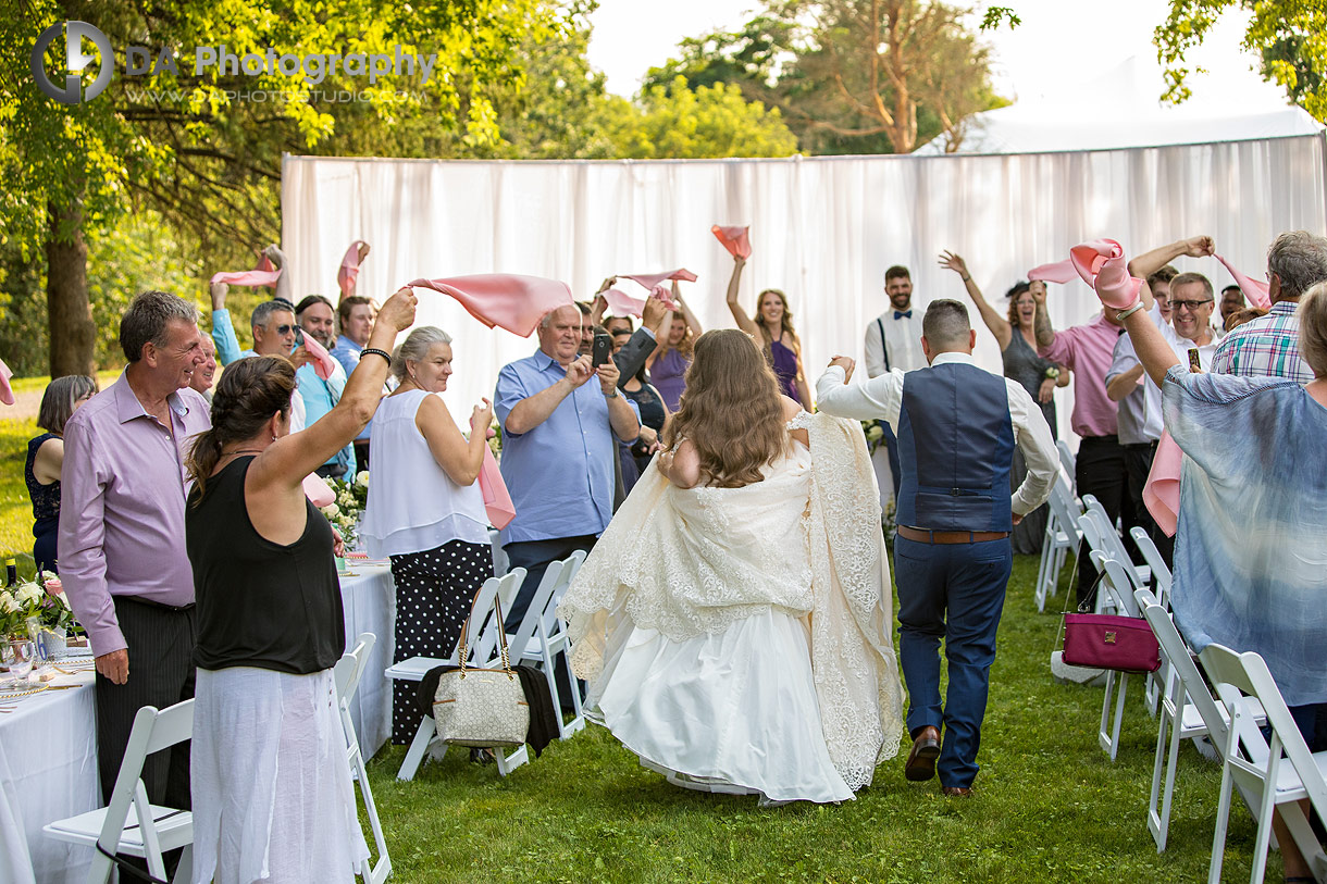 Reception at Boho Style wedding