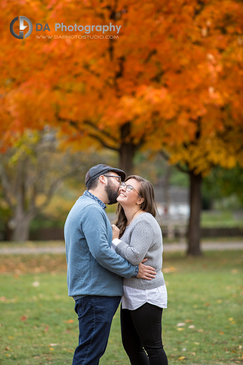 Intimate engagement photography in Hamilton
