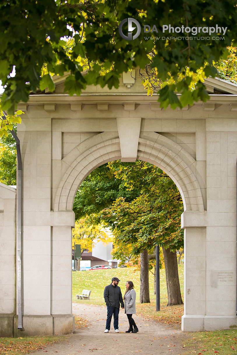 Hamilton engagement photographer at Dundurn Castle