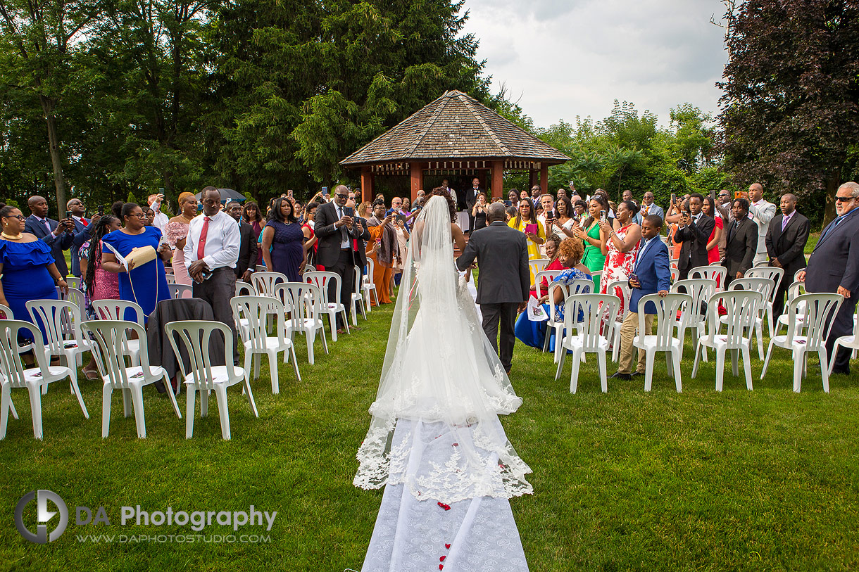 Wedding Ceremony at Terrace on the Green in Brampton