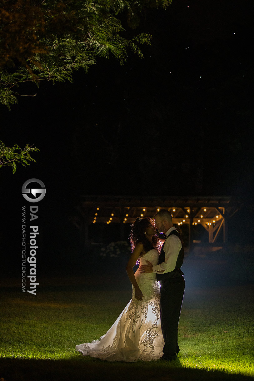 Brampton Outdoor Wedding at Night