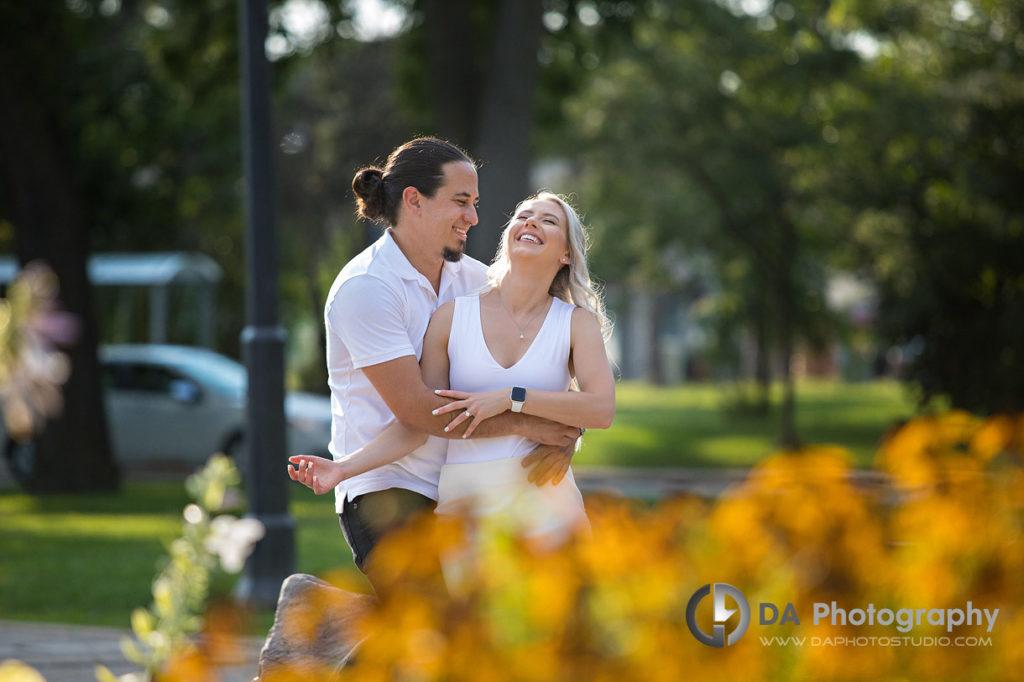 Waterfront engagement photos