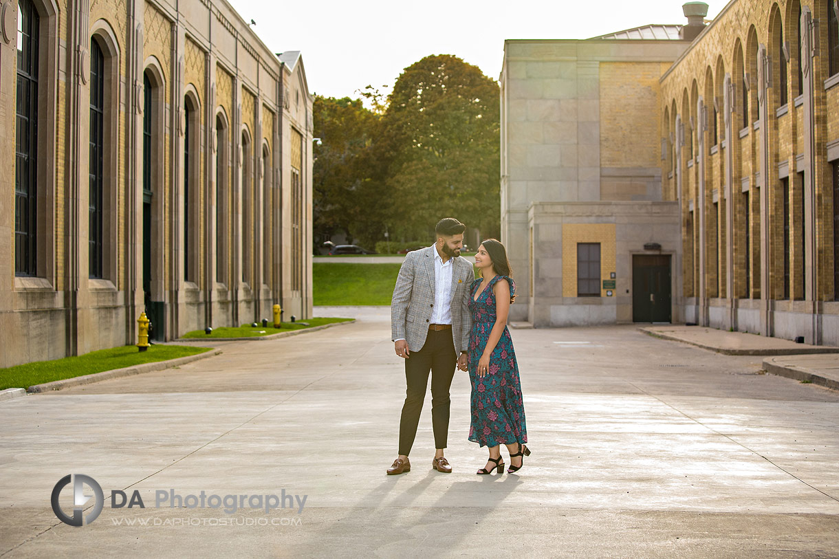 Proposal photographer in Toronto at R.C. Harris Water Treatment Plant