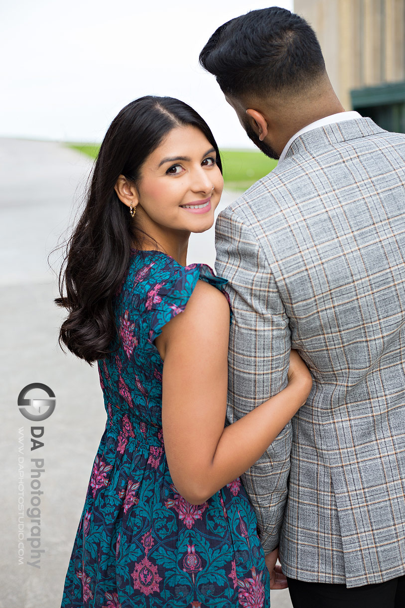 Intimate engagement photos at R.C. Harris Water Treatment Plant