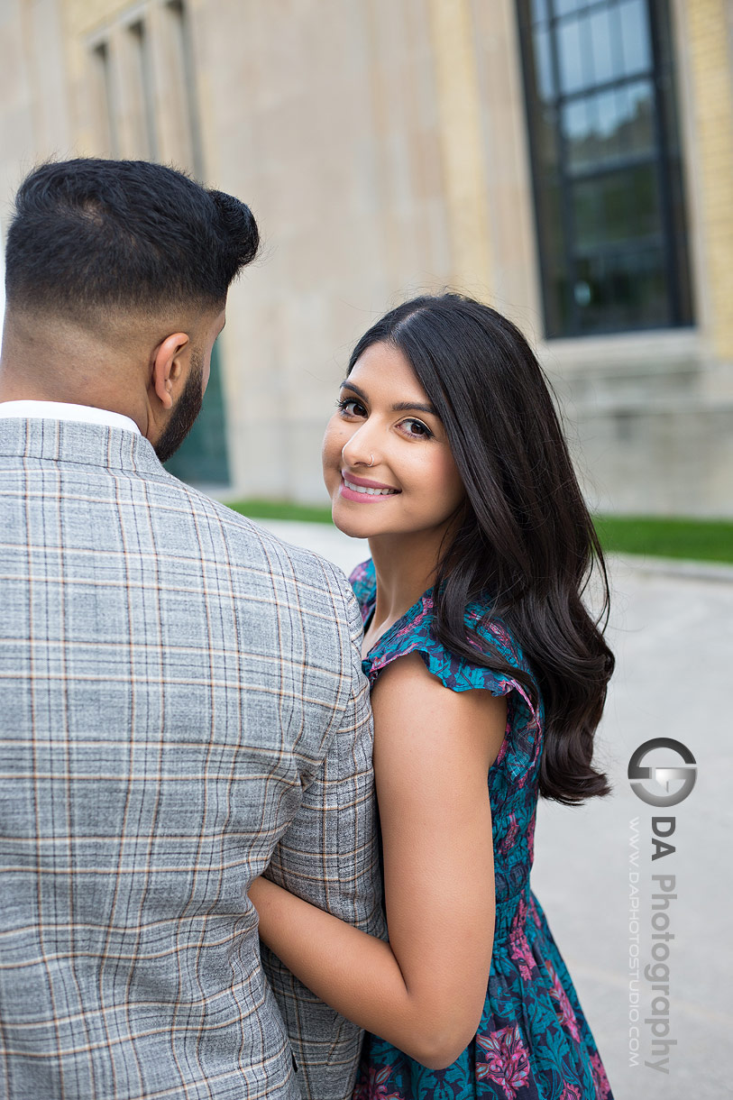 Intimate engagement photos at R.C. Harris Water Treatment Plant