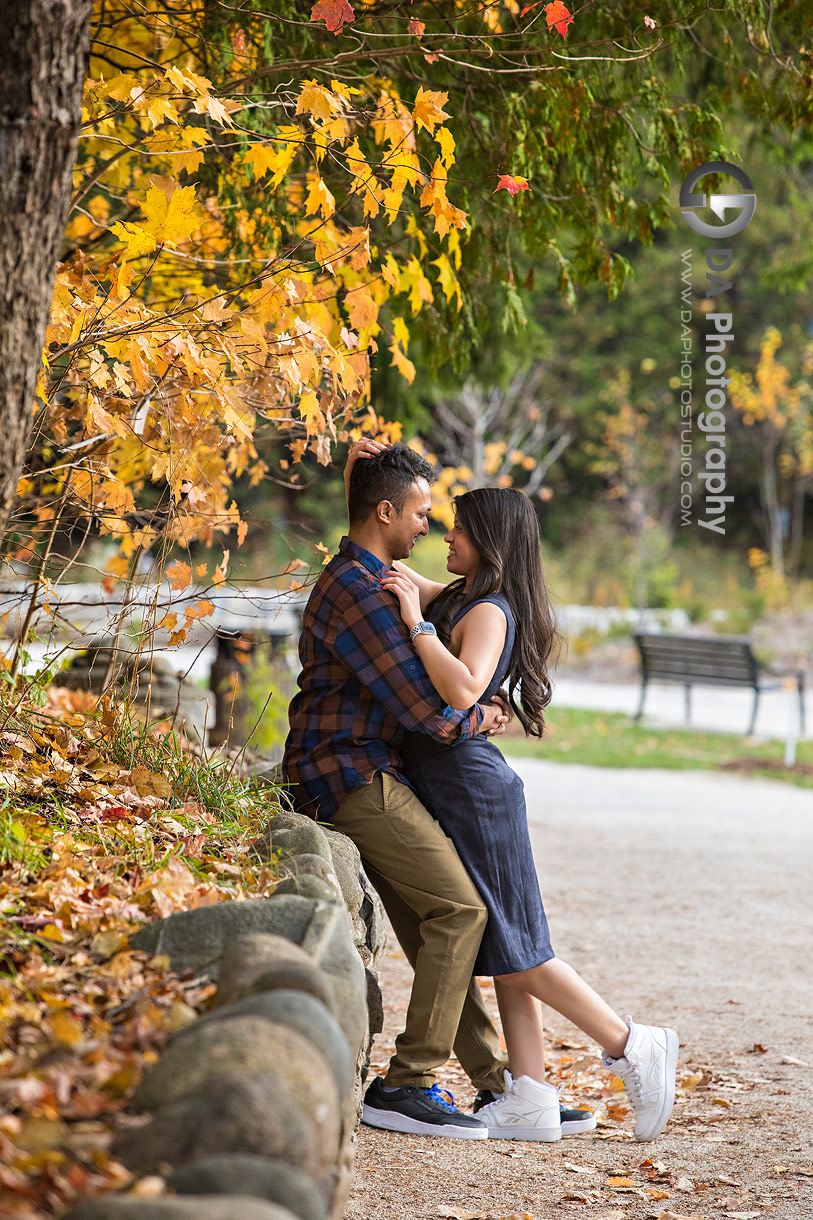 Engagement photography at Belfountain Conservation Area