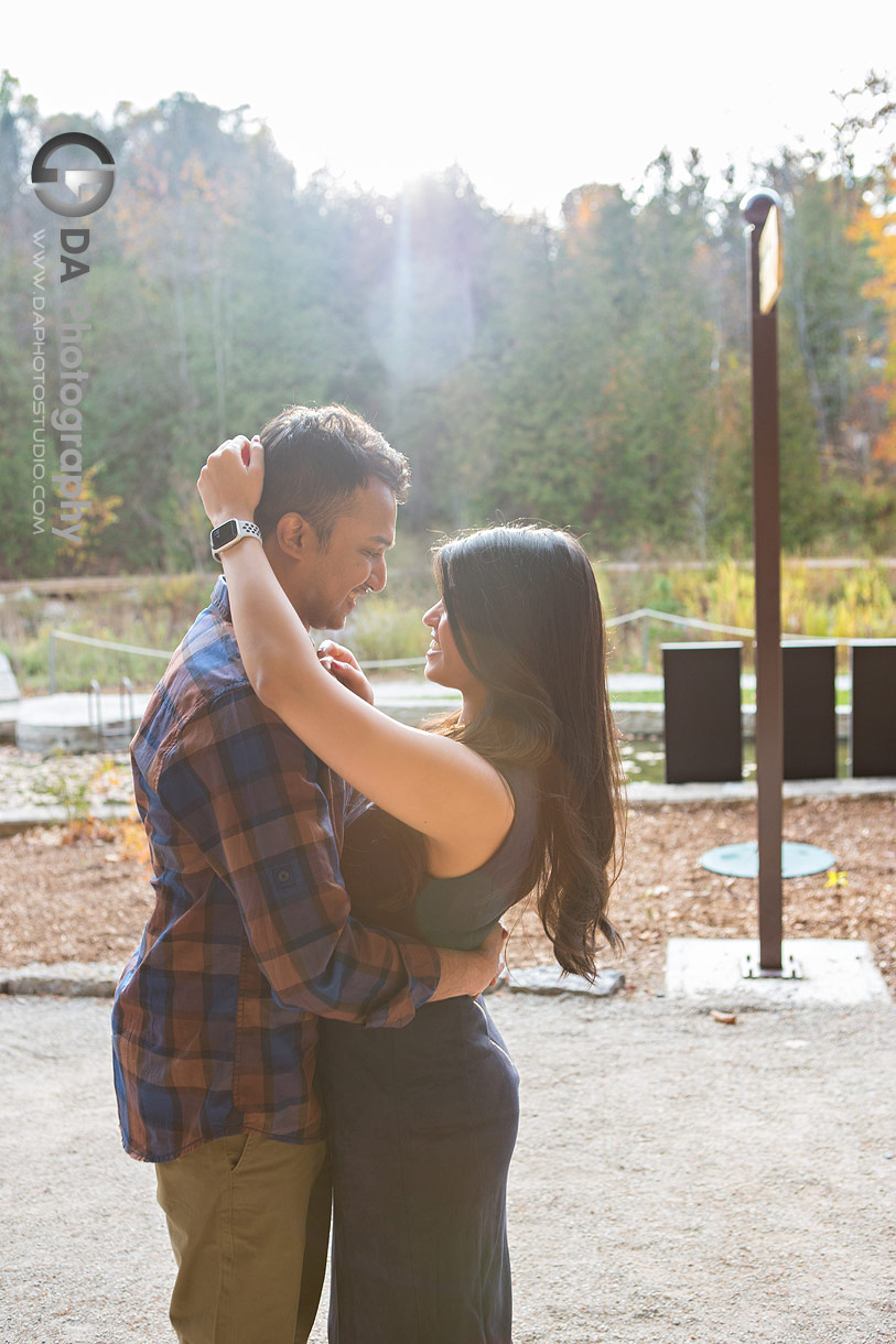 Intimate engagement photography in Caledon