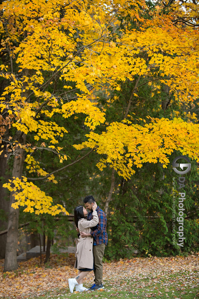 Best engagement photographers at Forks of the Credit