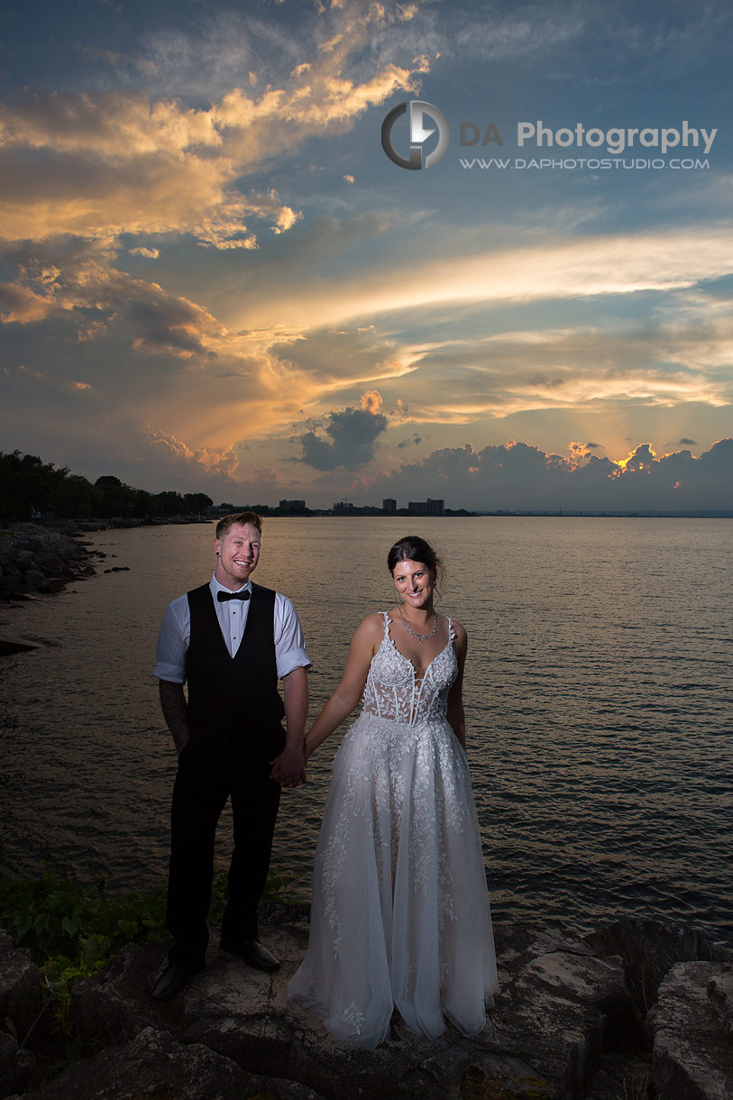 Wedding Photography at Edgewater Manor at Sunset