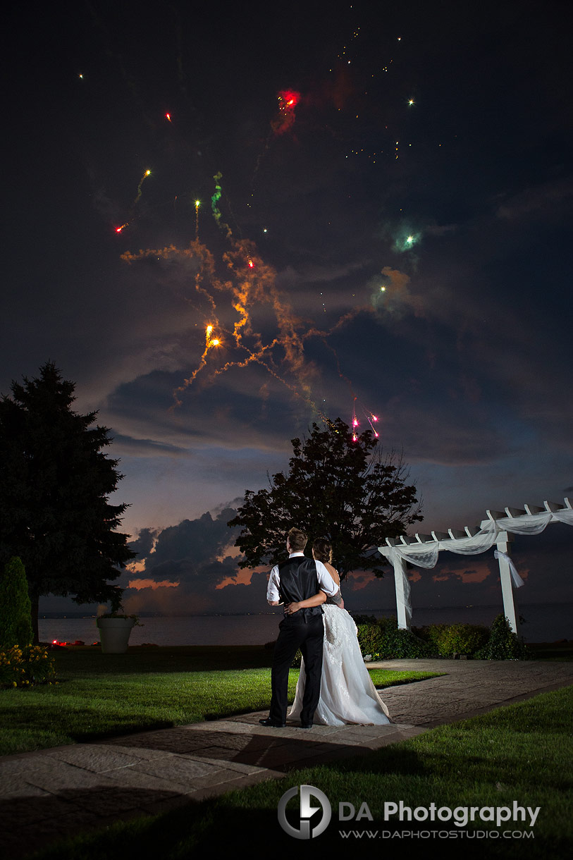 Fireworks by the lake