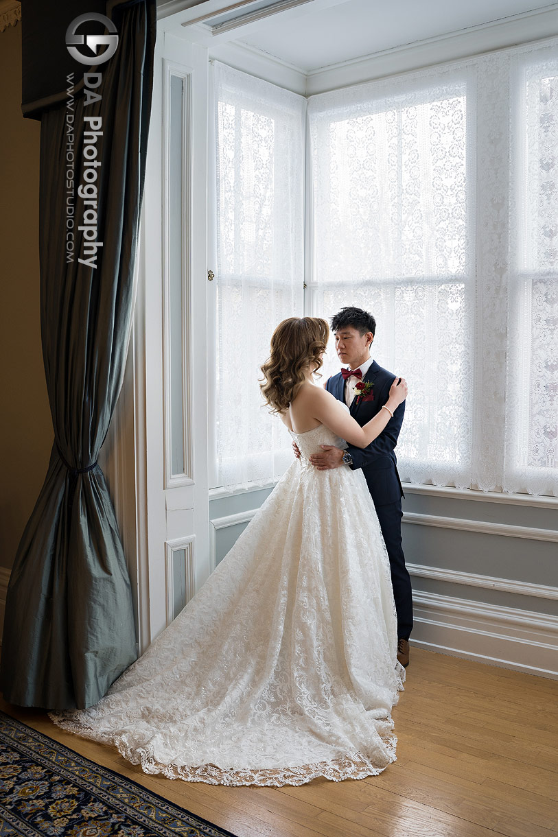 Bride and Groom at Alderlea Heritage Estate
