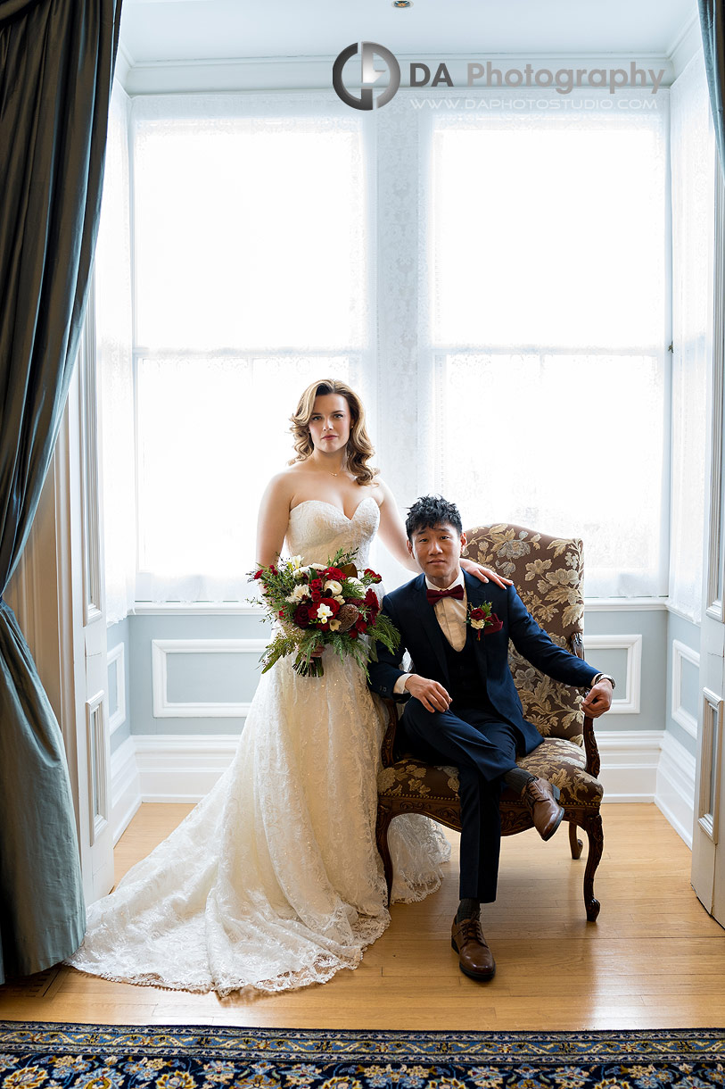 Bride and Groom at Alderlea