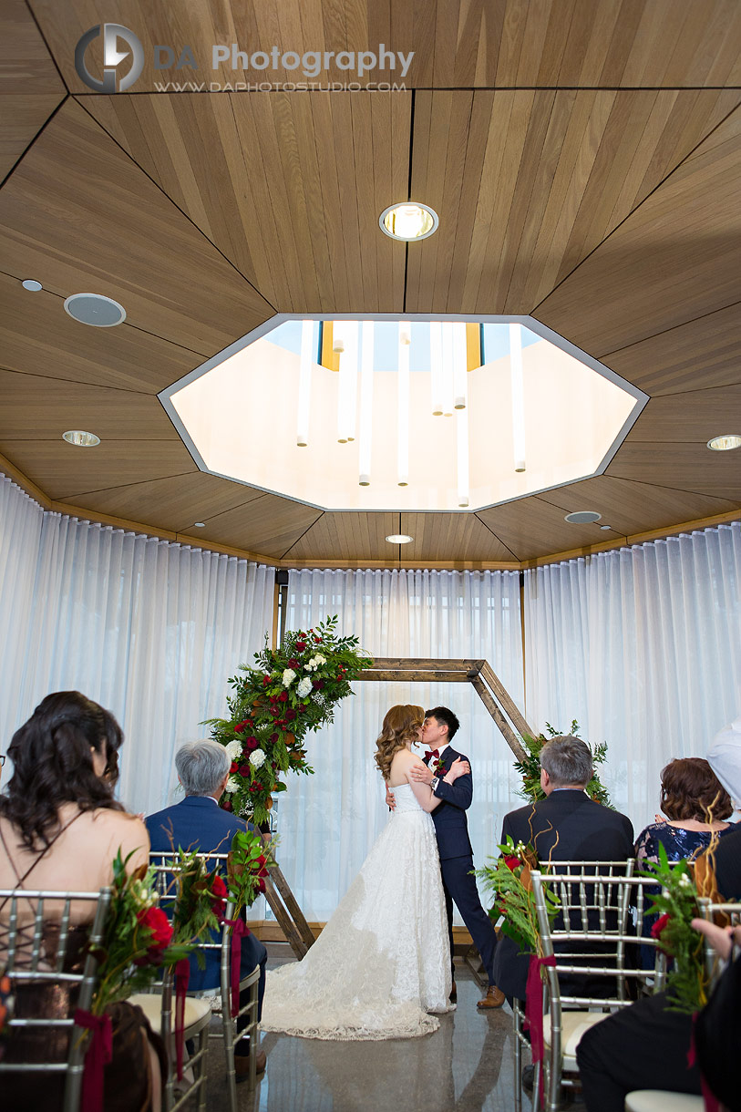 Wedding Ceremony at Alderlea in Brampton