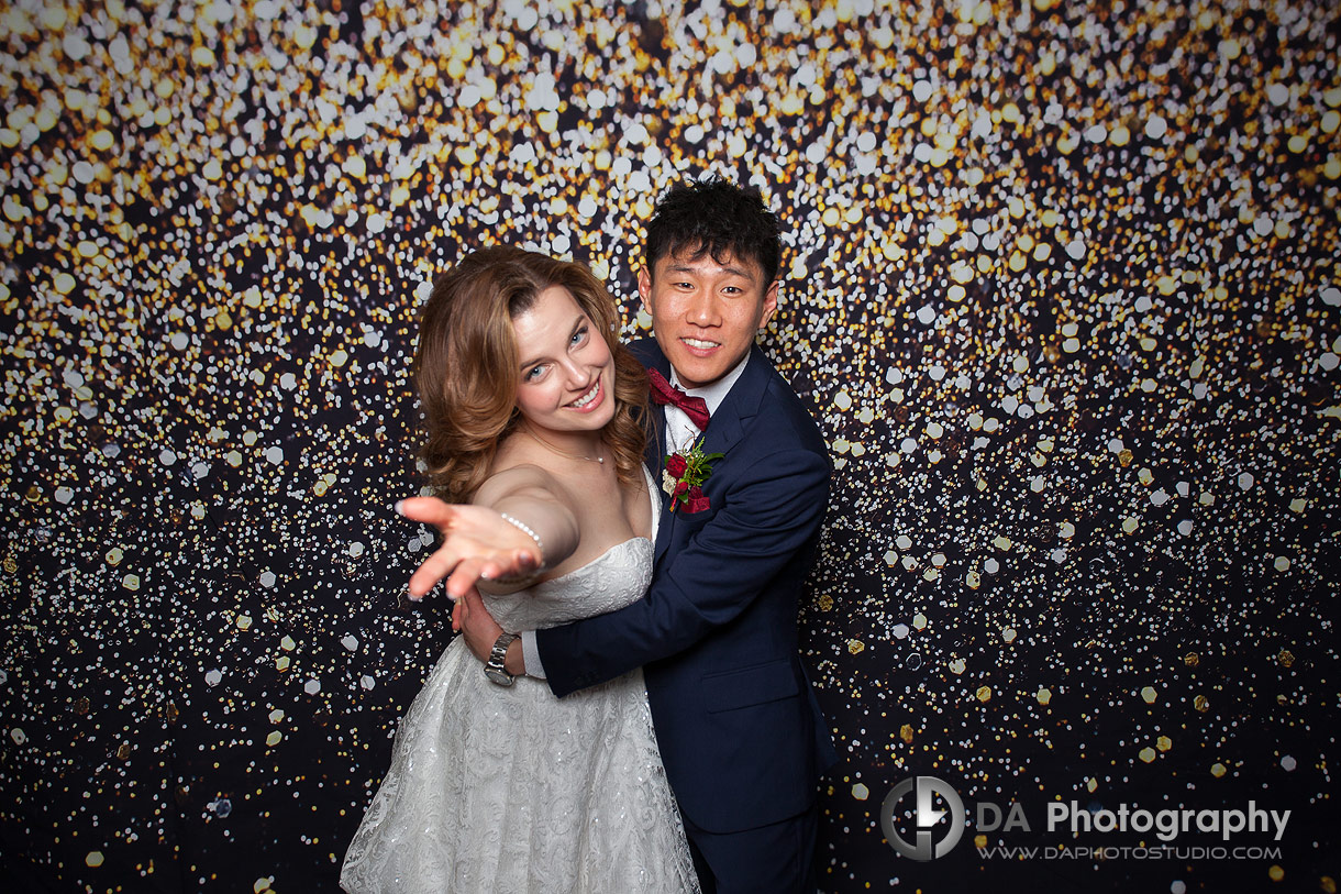 Bride and Groom at DA Photography Photo Booth