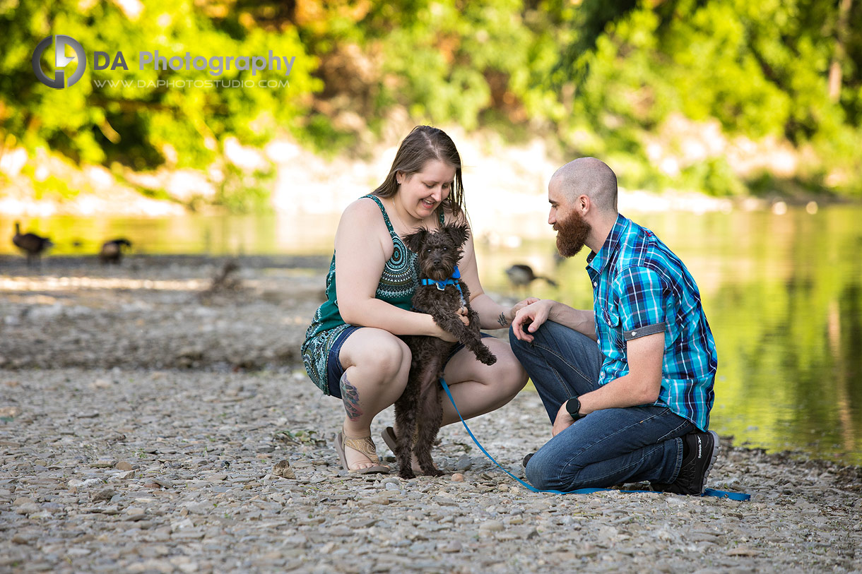 Etienne Brule Park Engagements at Golden Hour