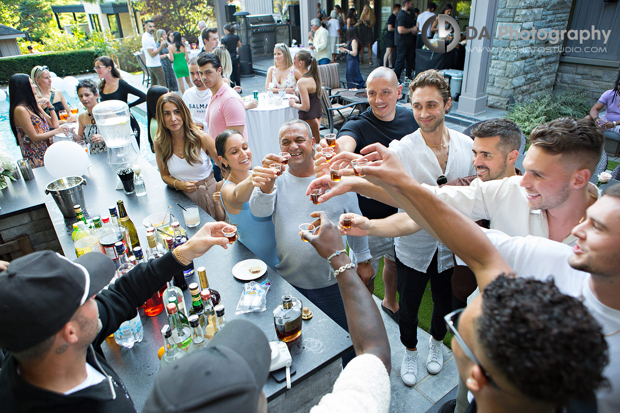 Oakville Surprise Proposal Party Photo