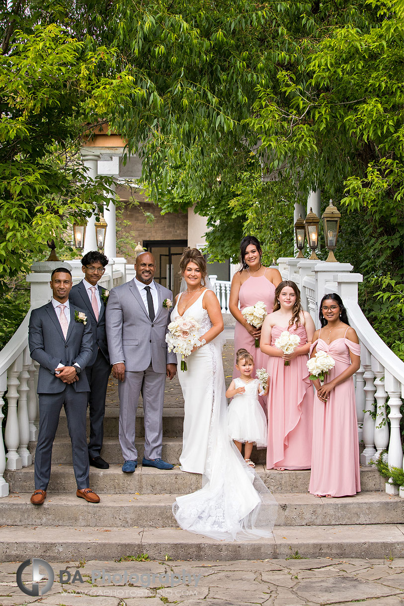 Photo of a blended family during a wedding in Vaughan
