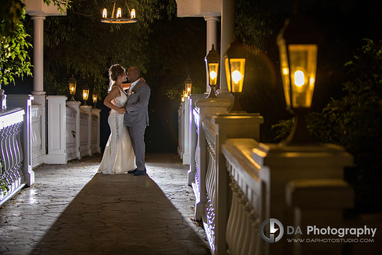 Wedding Photographs at Night at Paradise Banquet Hall