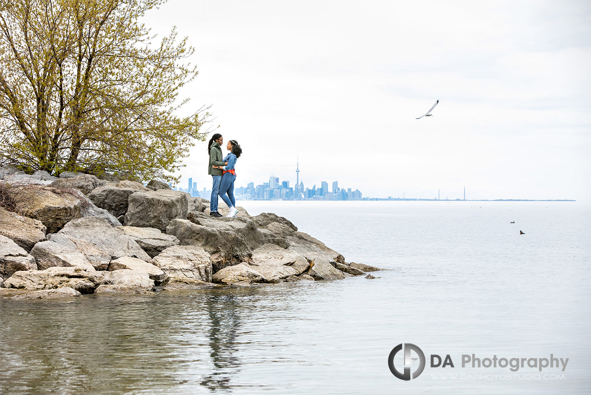 Jack Darling Park Engagement by the lake