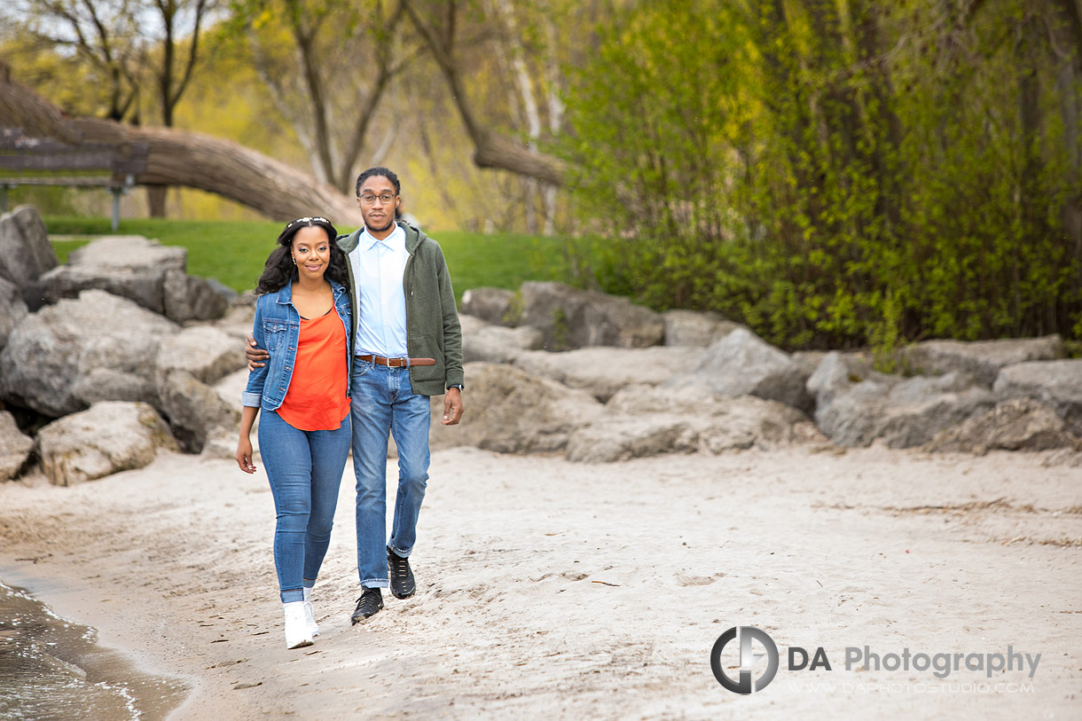 Mississauga engagement photographer at Jack Darling Park