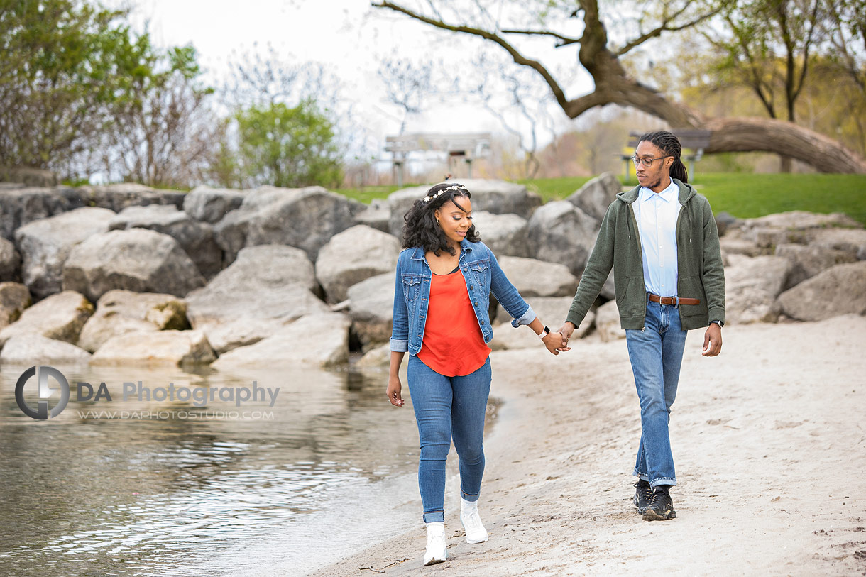 Jack Darling Park Engagement in Mississauga at the beach