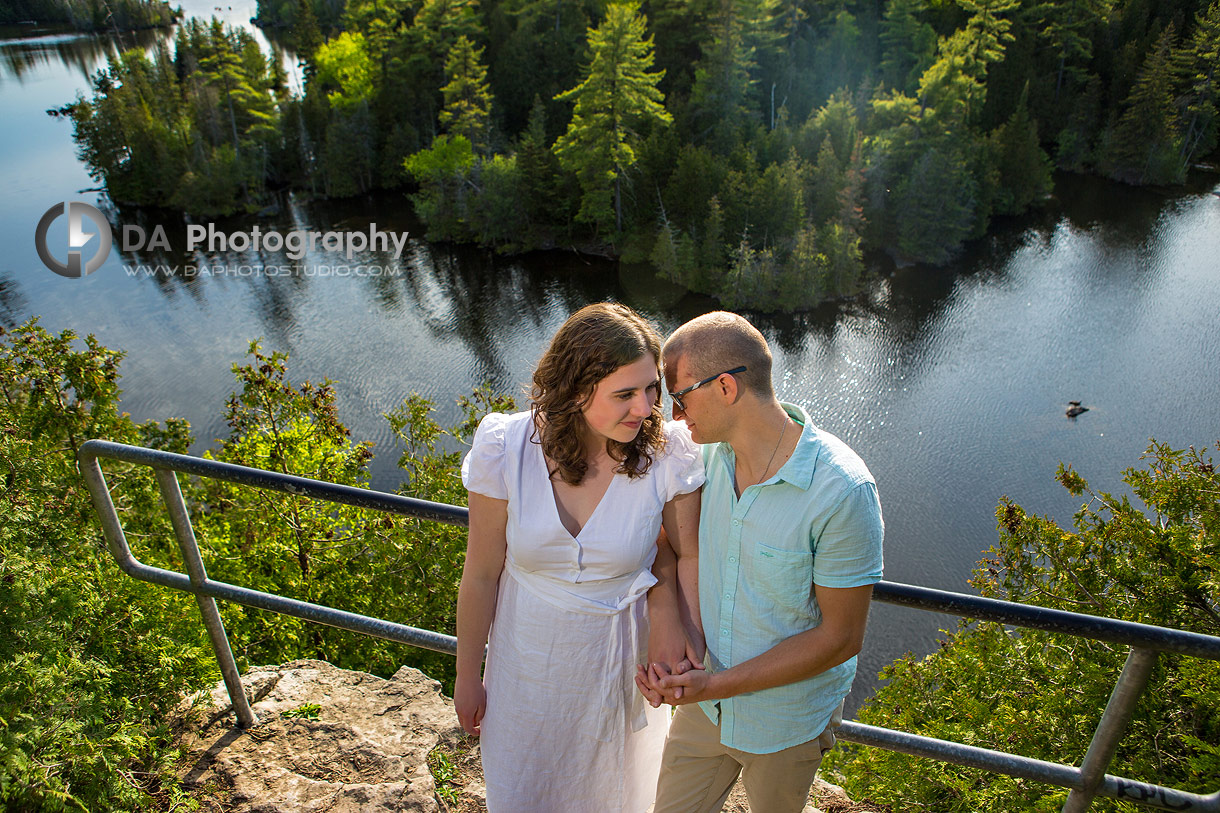Spring Engagement Photo in Rockwood