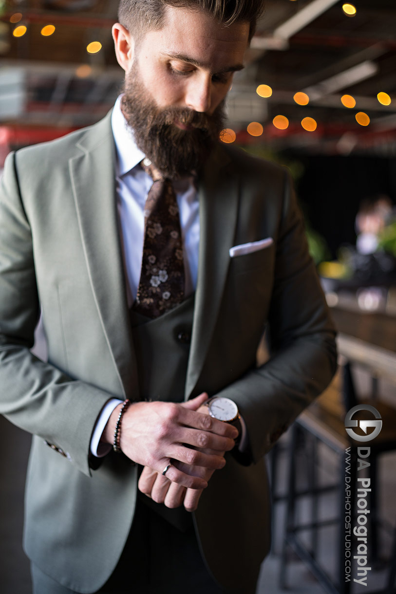 Groom at Rainhard Brewing Co
