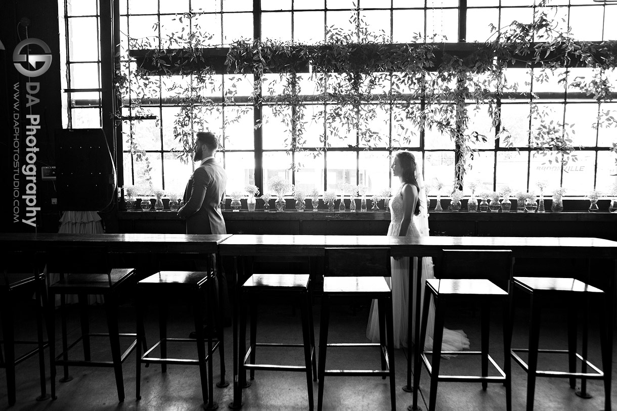 Bride and Groom at Rainhard Brewing Co.