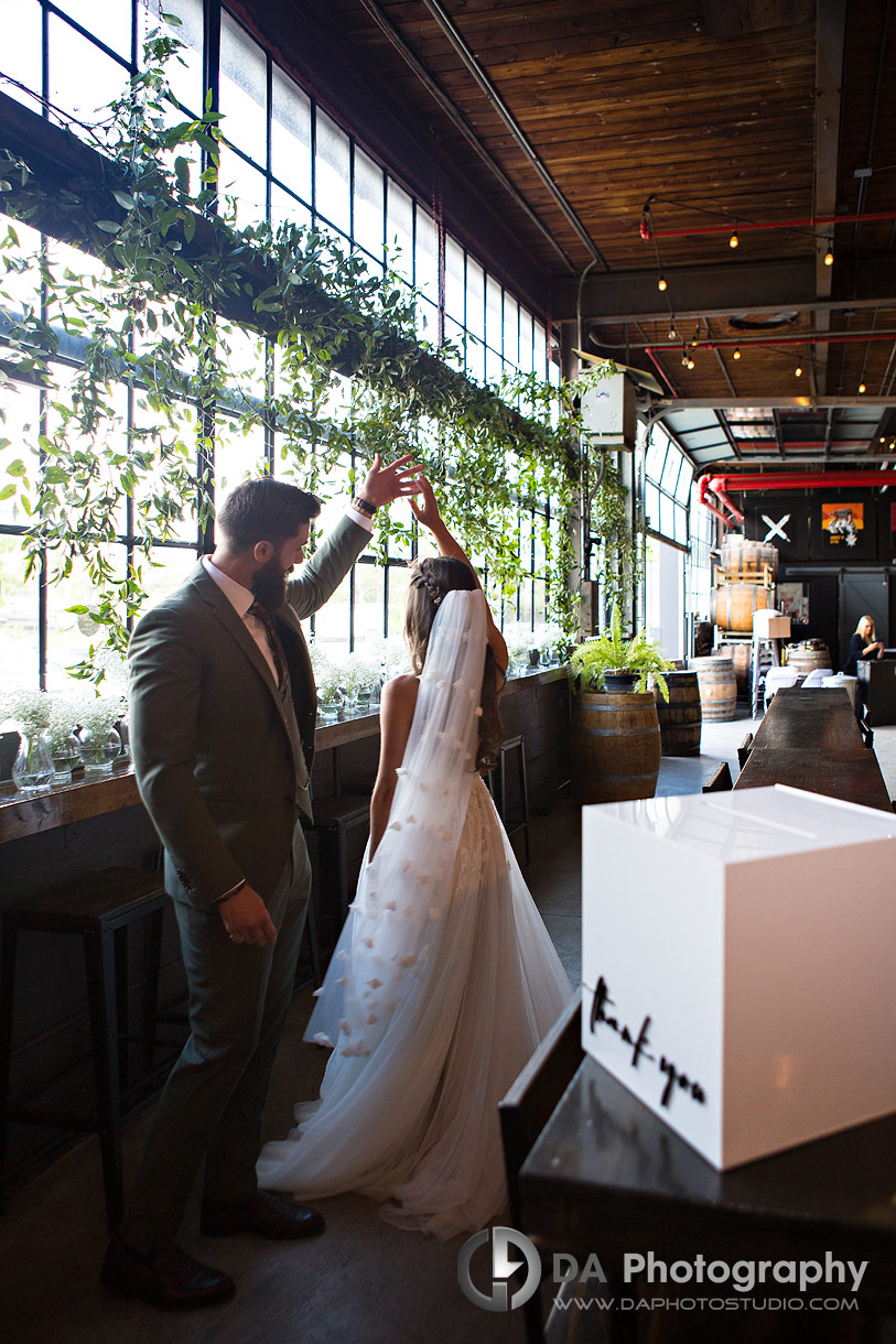 Wedding Photos at Rainhard Brewing Co. in Toronto