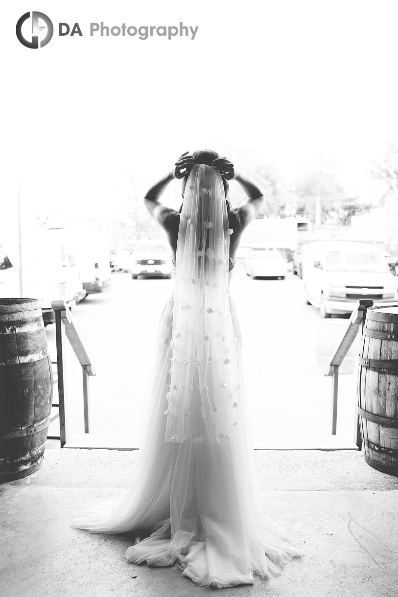 Wedding Dress at Rainhard Brewing Co.