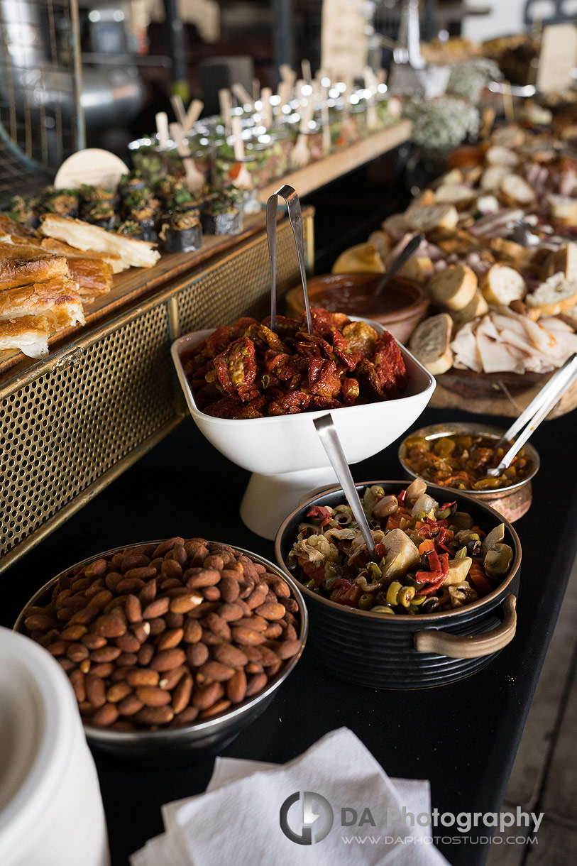 Finger Food for Wedding Reception at Rainhard Brewing Co