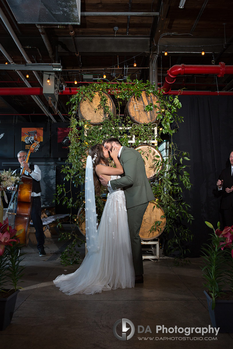 Rainhard Brewing Co. Wedding Ceremony