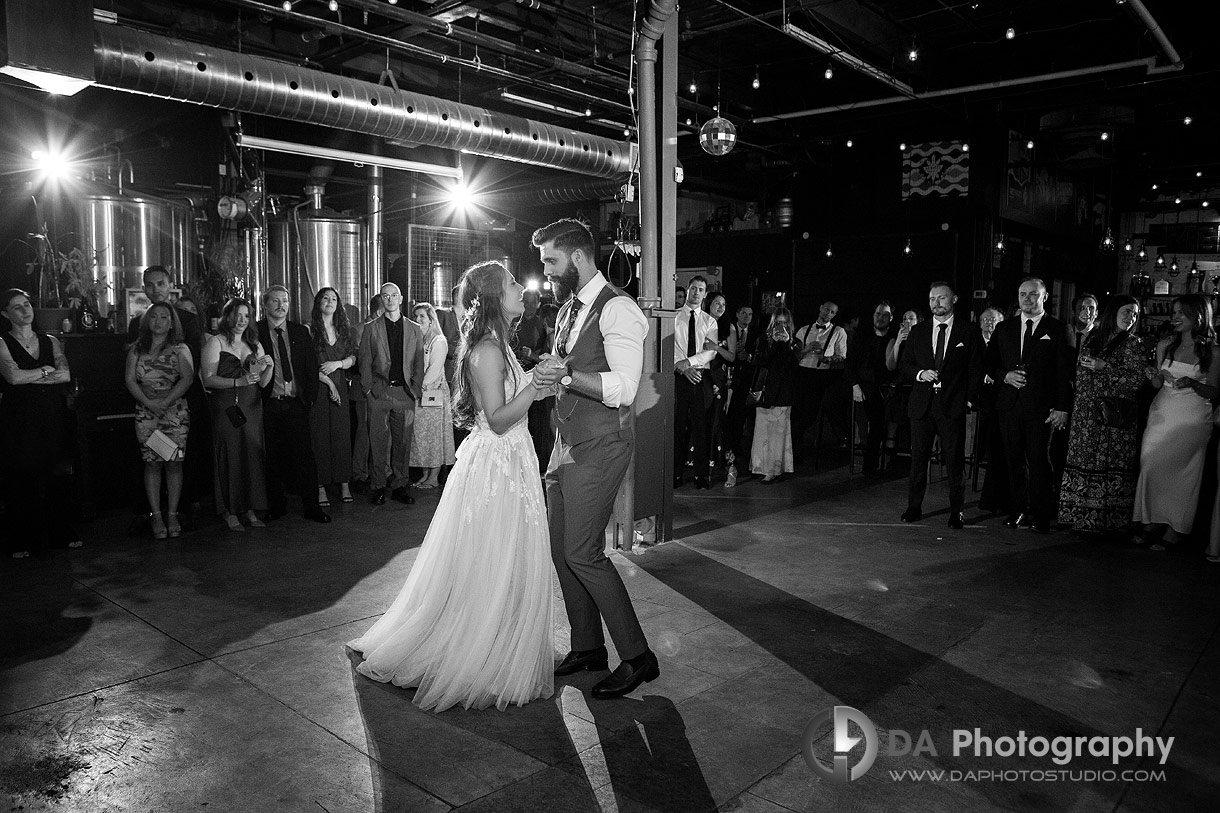 Wedding Photographs at Rainhard Brewing Co. in Toronto 