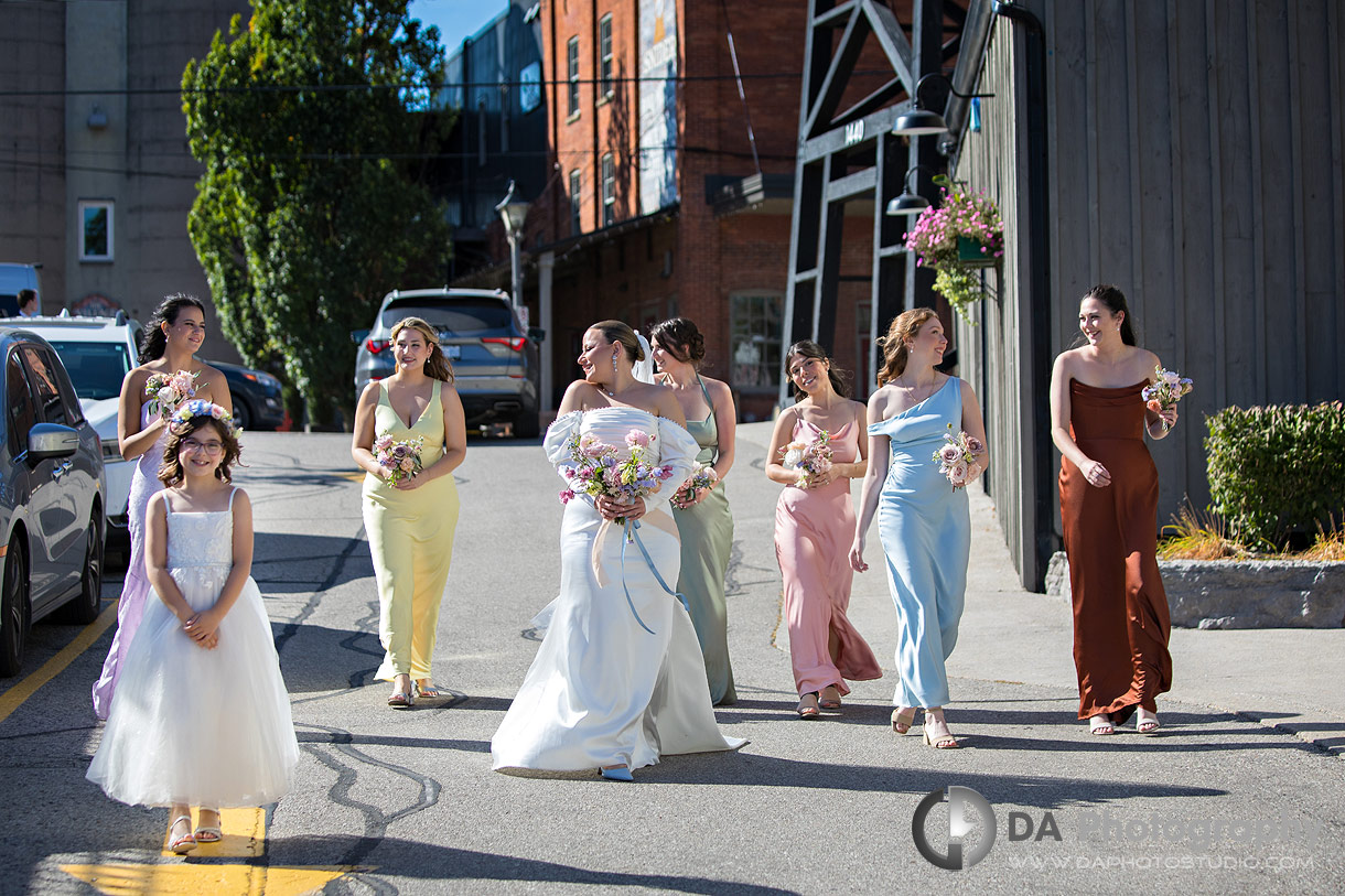 Bridesmaids in St. Jacobs