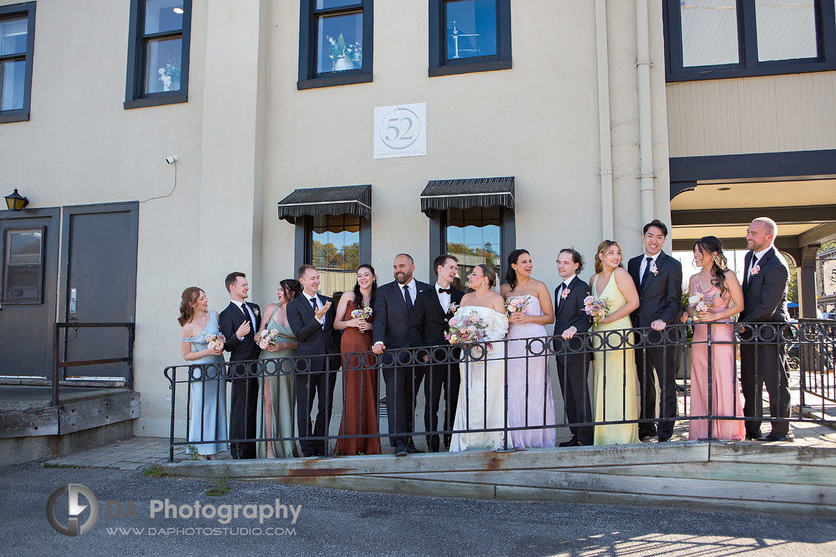 Bridal Party at Cellar 52 Wedding