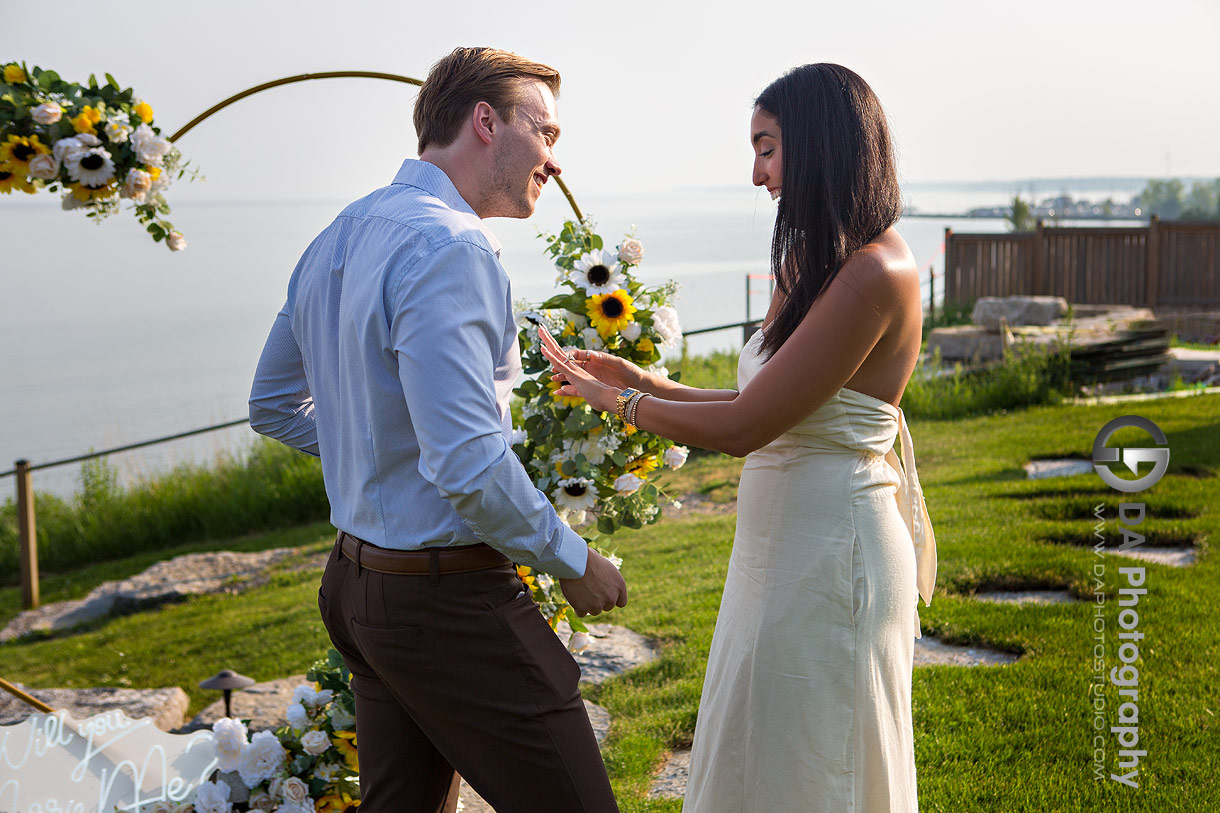 Intimate engagement photography in Port Dover