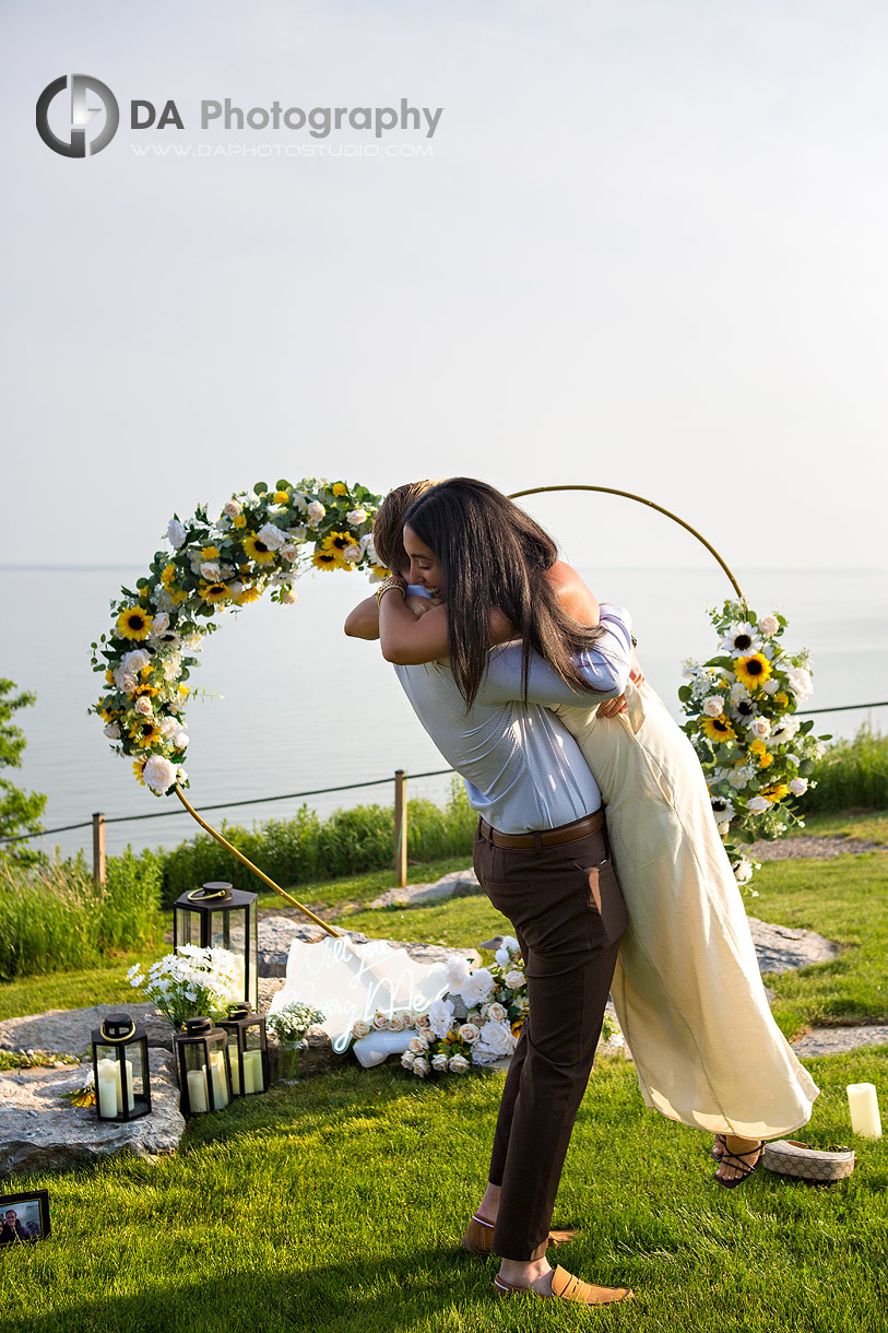 Port Dover proposal photographer at Lake Erie