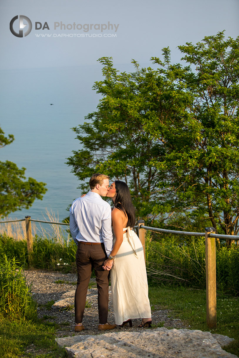 Intimate engagement photos in Port Dover