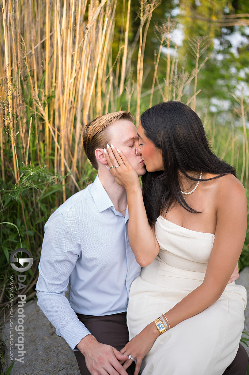Intimate engagement photo