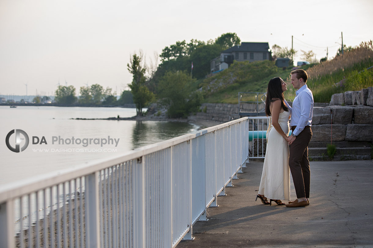 Engagement photography at Port Dover by Lake Erie