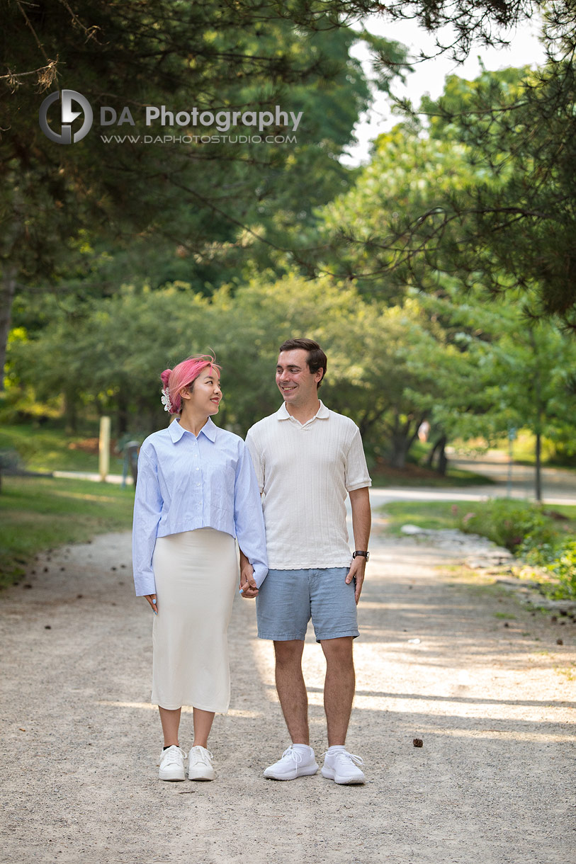Engagement at Goldie Mill Ruins in Guelph