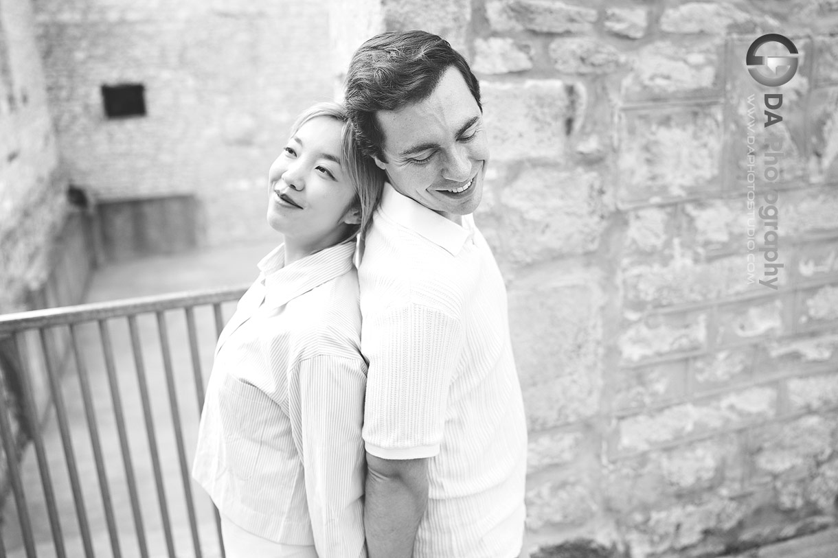 Goldie Mill Ruins Engagement Photo