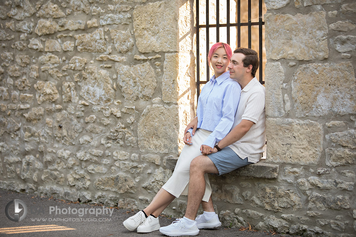 Engagement Photos at Goldie Mill Ruins